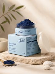 Bold & Glow Moroccan Blue Nila Powder | Authentic Moroccan Beauty Ritual