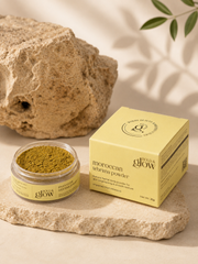 Bold & Glow Tebrima Powder – Traditional Moroccan Beauty Powder for Face & Body