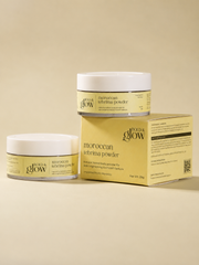 Bold & Glow Tebrima Powder – Traditional Moroccan Beauty Powder for Face & Body